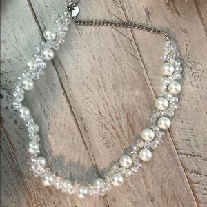 MUST GO. Necklace. Pearls & diamonds.